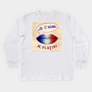 FRENCH KISS JETAIME PARIS Kids Long Sleeve T-Shirt